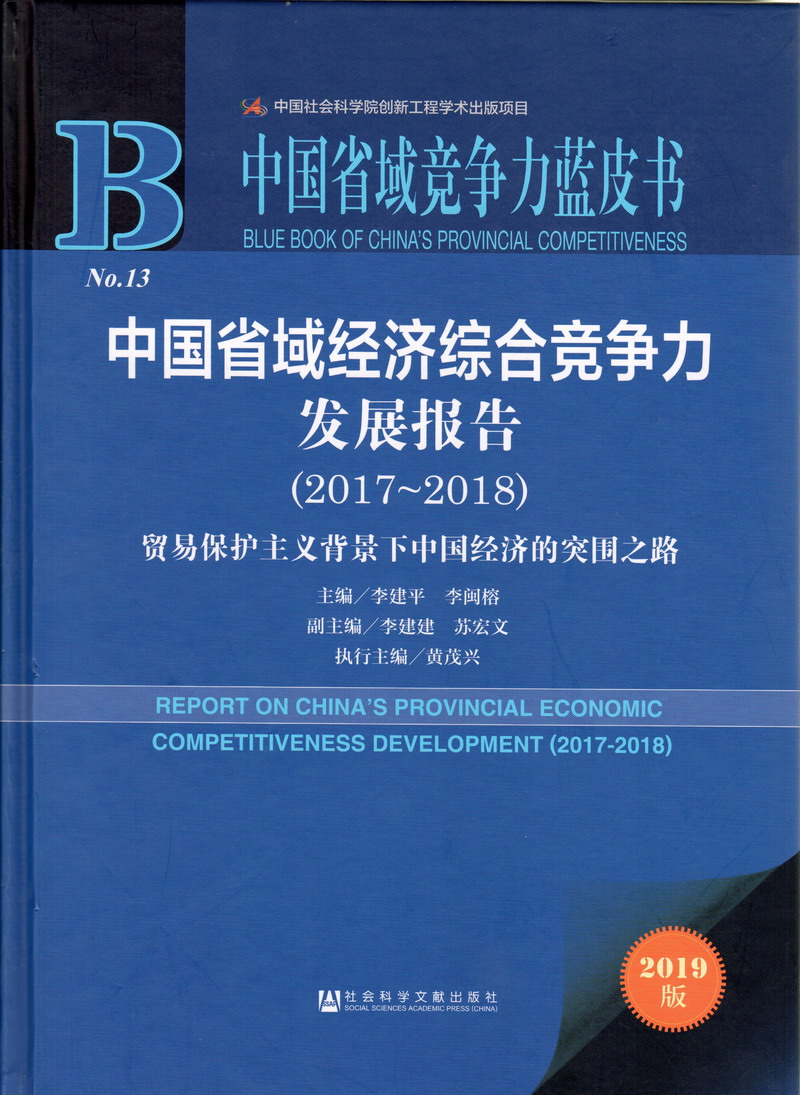 国内操逼网站中国省域经济综合竞争力发展报告（2017-2018）